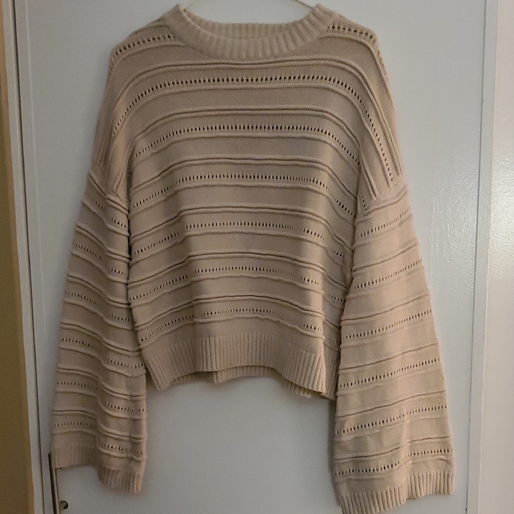 Rip Curl Cream Textured Women's Sweater